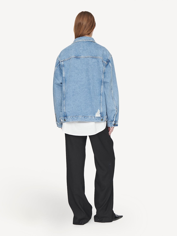 ANINE BING Blue Rory Jacket - Image 2 of 4