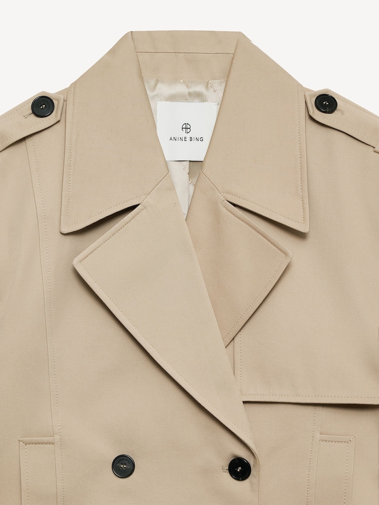 ANINE BING Nude Greer Jacket - Image 4 of 4