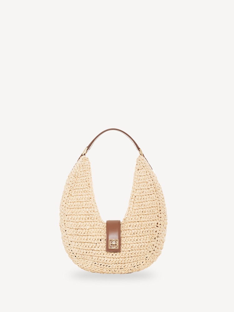 ANINE BING Cream Lou Monogram Bag - Image 1 of 6 ANINE BING Cream Lou Monogram Bag - Image 1 of 6