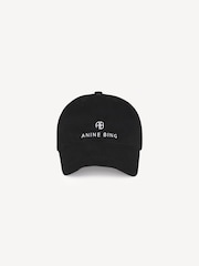ANINE BING Black Jeremy Baseball Cap - Image 2 of 6