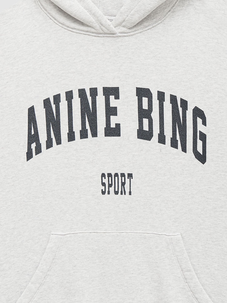 ANINE BING Grey Harvey Sweatshirt - Image 3 of 3