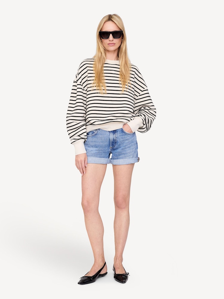 ANINE BING Black Dean Sweatshirt - Image 1 of 4