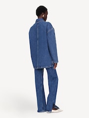 ANINE BING Blue Luca Jacket - Image 2 of 4