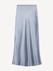 ANINE BING Blue Bar Silk Skirt - Image 3 of 4