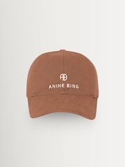 ANINE BING Brown Washed Smoke Jeremy Baseball Cap - Image 2 of 4