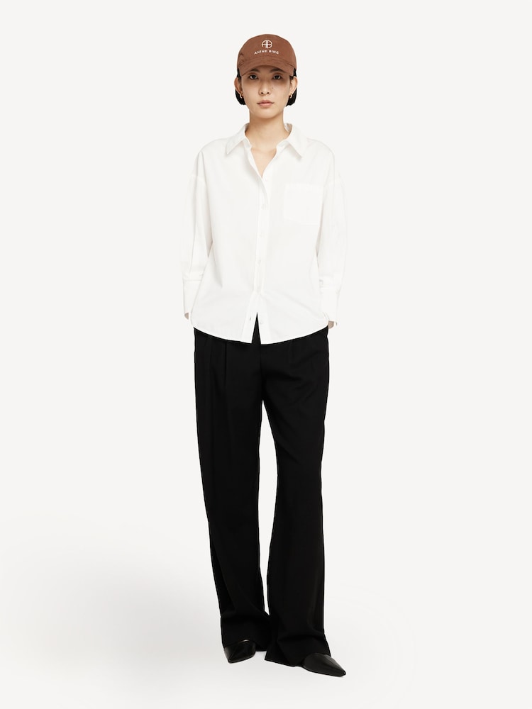 ANINE BING Brown Washed Smoke Jeremy Baseball Cap - Image 4 of 4 ANINE BING Brown Washed Smoke Jeremy Baseball Cap - Image 4 of 4