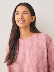 Pink Hamish The Highland Cow Long Sleeve Pyjamas - Image 4 of 8