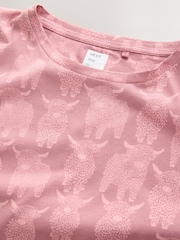 Pink Hamish The Highland Cow Long Sleeve Pyjamas - Image 7 of 8