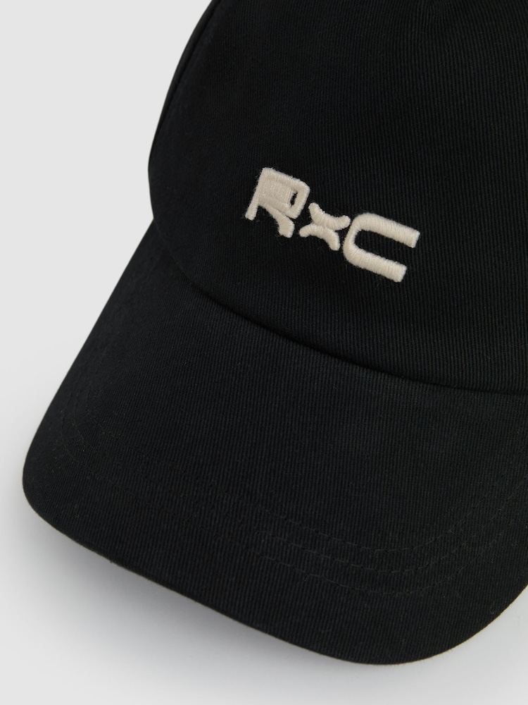 Reiss Black Roda Cap Reiss | Ché Logo-Embroidered Cap - Image 5 of 5 Reiss Black Roda Cap Reiss | Ché Logo-Embroidered Cap - Image 5 of 5