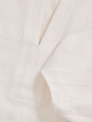 Reiss Ivory Remi Linen Balloon-Sleeve Top - Image 6 of 6