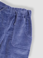 JoJo Maman Bébé Indigo Blue Cord Pull On Trousers - Image 5 of 6