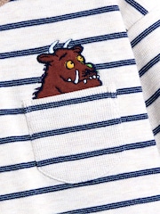 JoJo Maman Bébé Gruffalo Natural Appliqué Pocket Top - Image 3 of 4