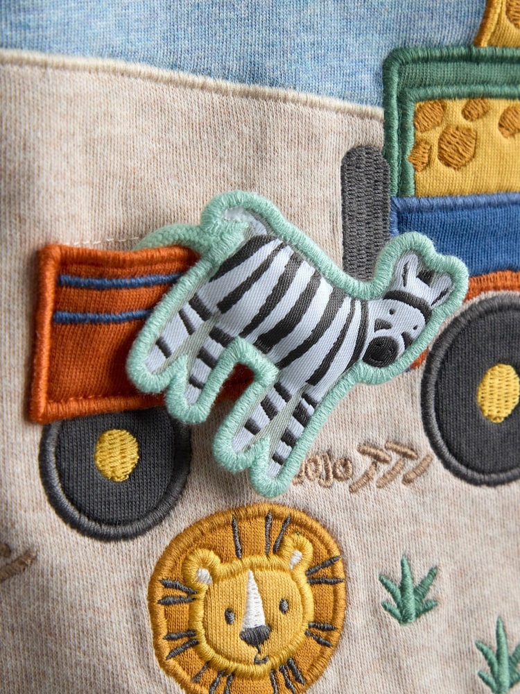 JoJo Maman Bébé Green 2-Piece Appliqué Top & Leggings Set - Image 2 of 6 JoJo Maman Bébé Green 2-Piece Appliqué Top & Leggings Set - Image 2 of 6