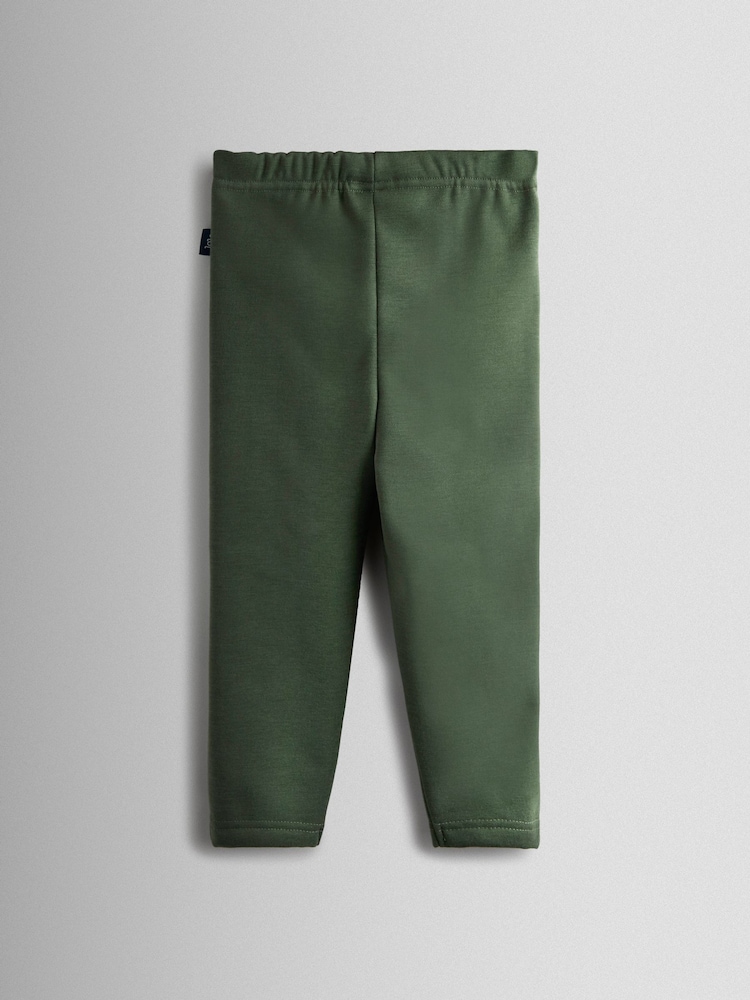 JoJo Maman Bébé Green 2-Piece Appliqué Top & Leggings Set - Image 6 of 6