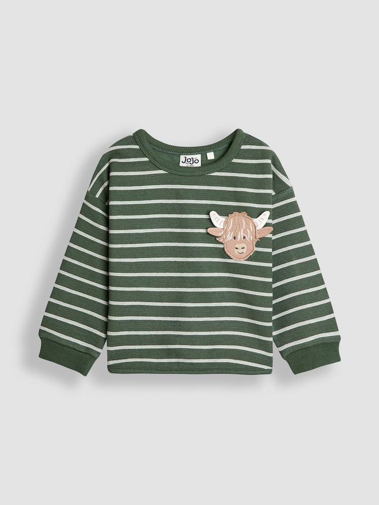 JoJo Maman Bébé Green Pocket Appliqué Top - Image 1 of 3