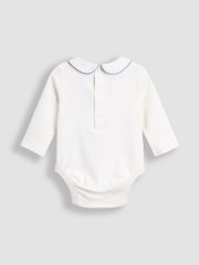 JoJo Maman Bébé White Embroidered Collar Body - Image 2 of 3