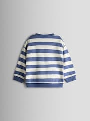 Indigo Albastru girafă - JoJo Maman Bébé Applique Sweatshirt - Imaginea 2 din 3