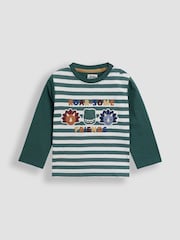 JoJo Maman Bébé Green Appliqué Motif Top - Image 1 of 3