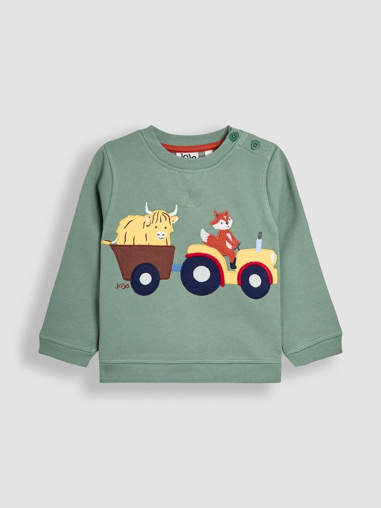 Sudadera JoJo Maman Bébé Appliqué - Imagen 1 de 3
