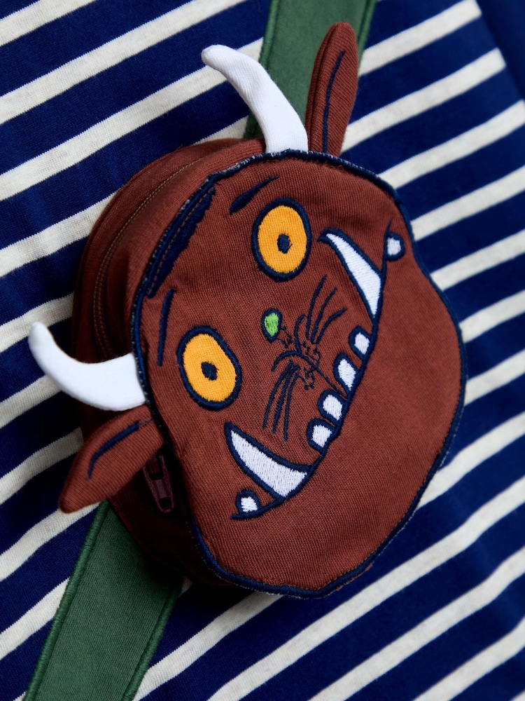 JoJo Maman Bébé Blue Gruffalo Pocket Bag Top - Image 3 of 3