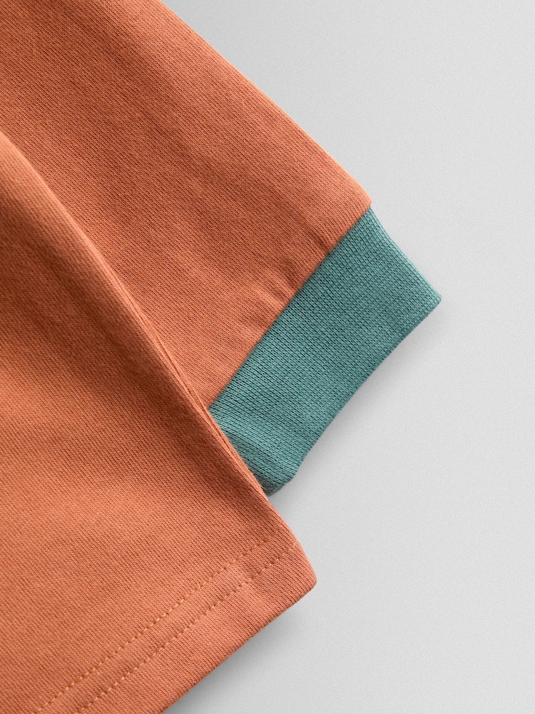 بني - JoJo Maman Bébé Applique Top - Image 4 of 4