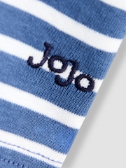 Jojo Maman Bébé Blue Classic Stripe Top - Image 3 of 3