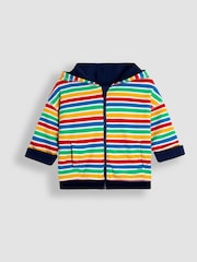 JoJo Maman Bébé Navy Blue Dragon Appliqué Hoodie - Image 5 of 10