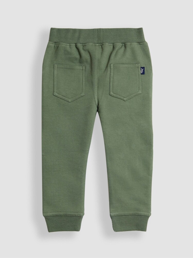 JoJo Maman Bébé Khaki Green Safari Appliqué Joggers - Image 3 of 3 JoJo Maman Bébé Khaki Green Safari Appliqué Joggers - Image 3 of 3