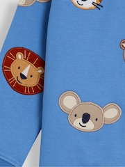 JoJo Maman Bébé Blue Appliqué Sweatshirt - Image 3 of 3