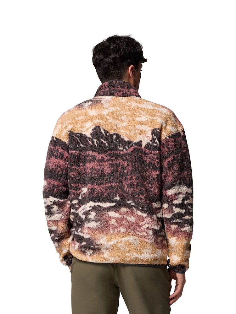 Columbia Helvetia™ II Printed Half Snap Brown Fleece - Image 2 of 5