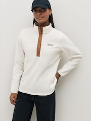 Columbia Benton Springs™ 1/2 Snap Pull Over II White Fleece - Image 1 of 4