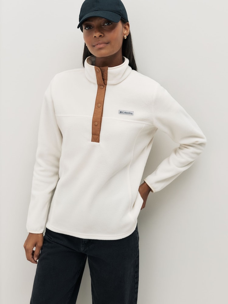 Columbia Benton Springs™ 1/2 Snap Pull Over II White Fleece - Image 1 of 4