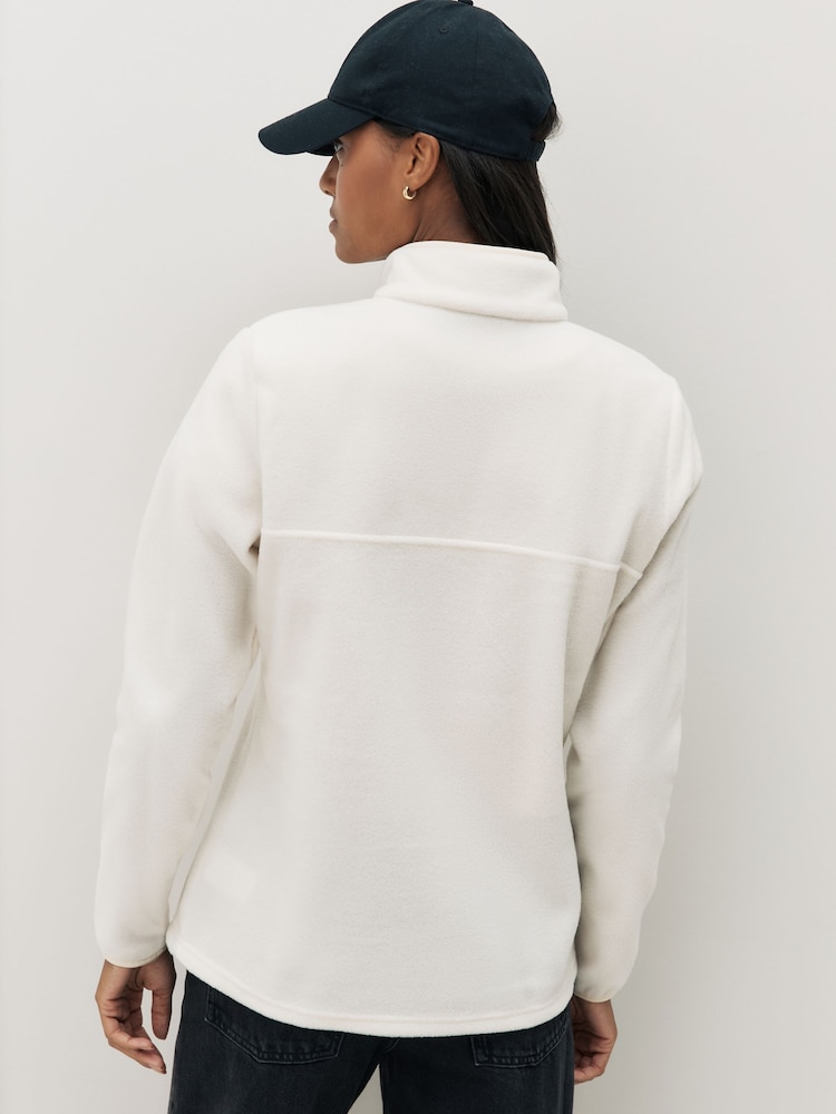 Columbia Benton Springs™ 1/2 Snap Pull Over II White Fleece - Image 2 of 4