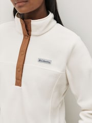 Columbia Benton Springs™ 1/2 Snap Pull Over II White Fleece - Image 4 of 4