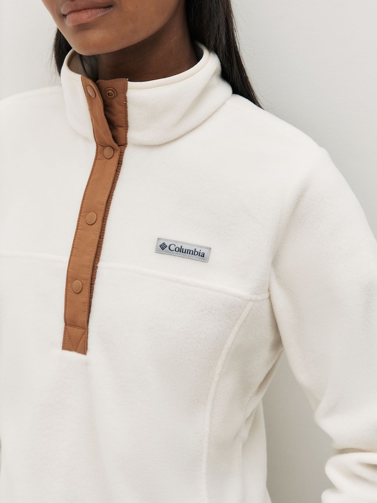 Columbia Benton Springs™ 1/2 Snap Pull Over II White Fleece - Image 4 of 4