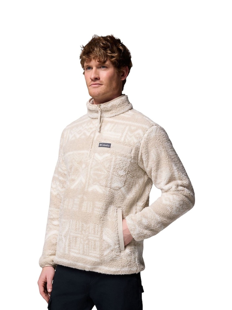 Columbia Rugged Ridge™ High Pile Half Zip Brown Fleece - Image 1 of 5