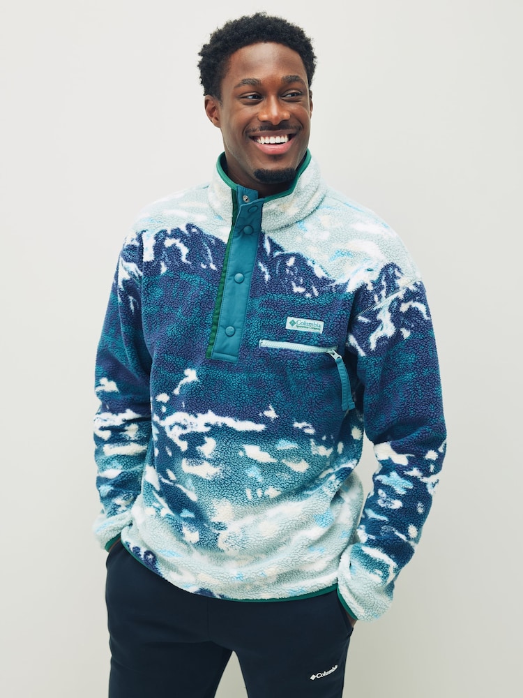 Columbia Blue Helvetia™ II Printed Half Snap Fleece - Image 1 of 4