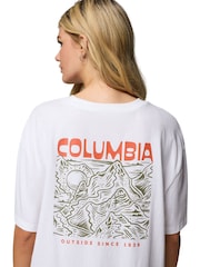 Columbia Rolling Bend™ Graphic Oversized Black T-Shirt - Image 3 of 7