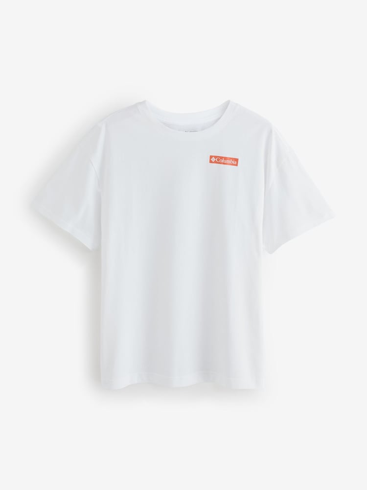 Columbia Rolling Bend™ Graphic Oversized Black T-Shirt - Image 7 of 7