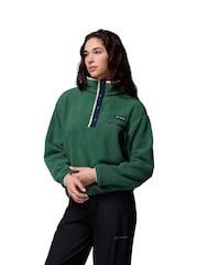 Columbia Helvetia™ II Cropped Half Snap Green Fleece - Image 1 of 6