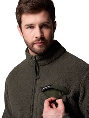 Columbia Green Rugged Ridge™ High Pile Half Zip Fleece - Image 8 of 8
