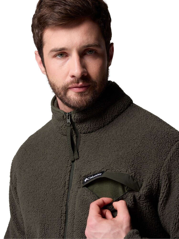 Columbia Green Rugged Ridge™ High Pile Half Zip Fleece - Image 8 of 8