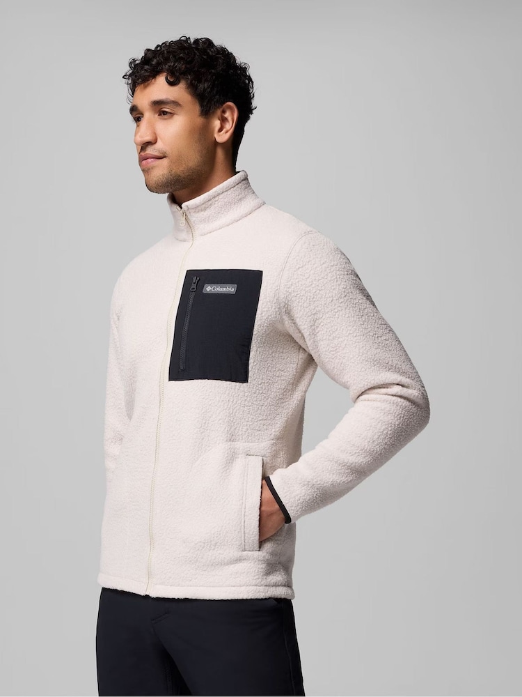 Columbia Jasper Ridge™ Pebbled Full Zip Cream Fleece - Image 7 of 7 Columbia Jasper Ridge™ Pebbled Full Zip Cream Fleece - Image 7 of 7