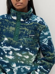 Columbia Blue Helvetia™ II Printed Cropped Half Snap Fleece - Image 4 of 5