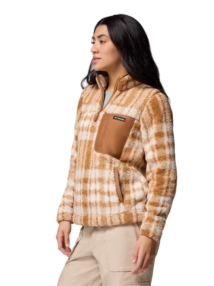 Columbia West Bend™ 1/4 Zip II Brown Fleece - Image 1 of 8