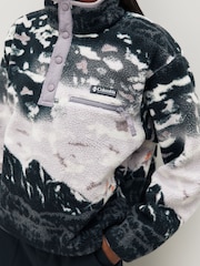 Columbia Purple Helvetia™ II Printed Cropped Half Snap Fleece - Image 5 of 6
