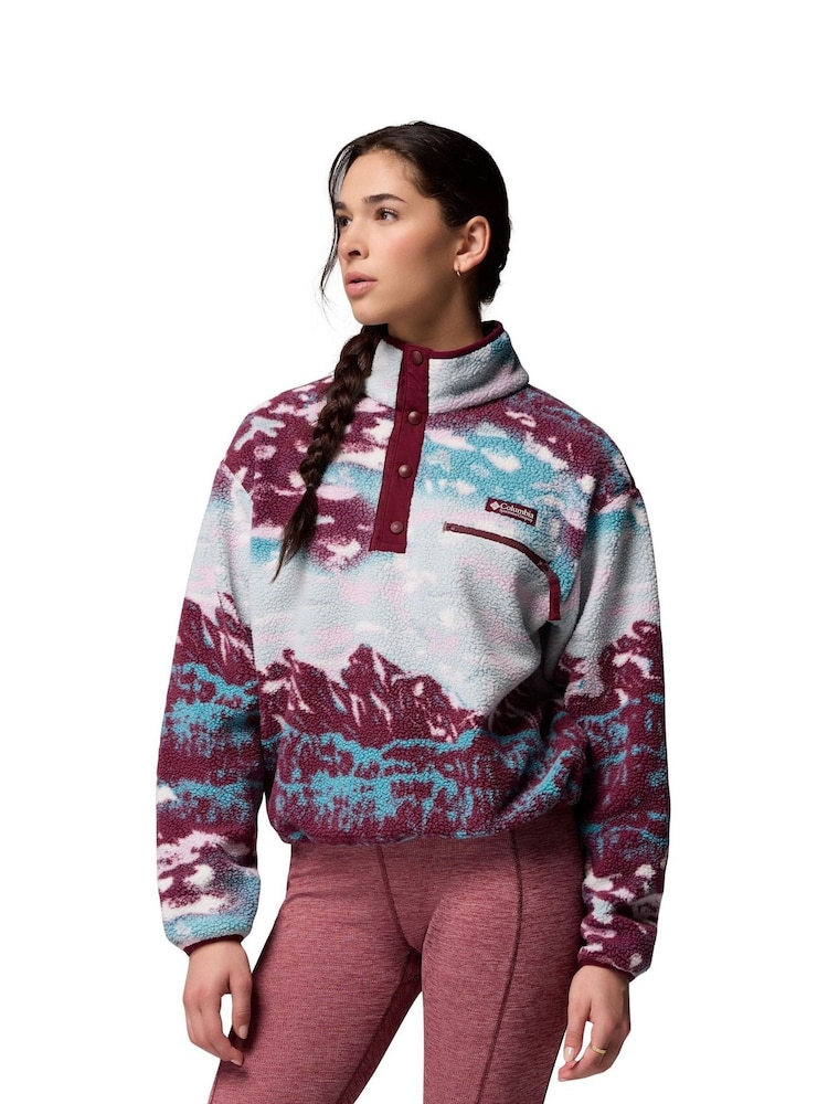 Columbia Red Helvetia™ II Printed Cropped Half Snap Fleece - Image 1 of 6