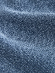Blau - Relaxed Fit Chenille Crew Neck Jumper - Bild 7 von 8