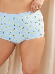 Yours Curve Grey Stretch Shorts 5 Pack - Image 5 of 9