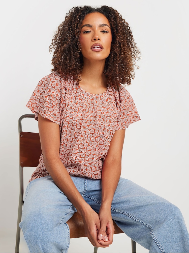 M&Co Boho 100% Cotton T-Shirt - Imagen 1 de 5